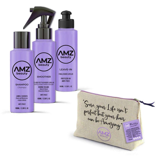 AMZ BEAUTY - KIT HOME CARE + BAG - 100ML FS Cosmetics