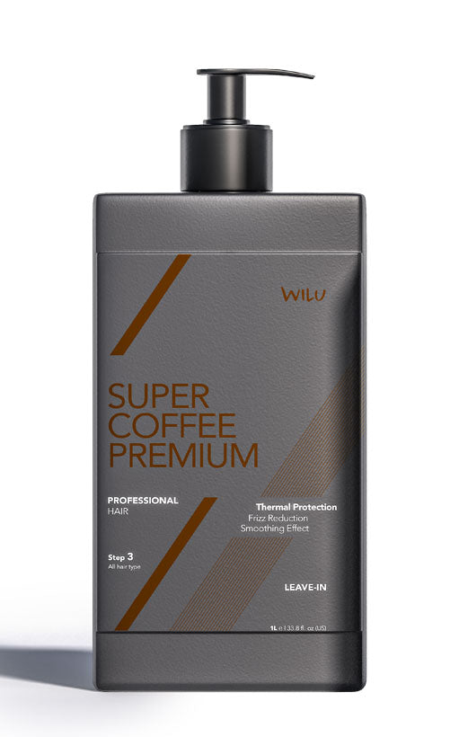 SUPER COFFEE PREMIUM KERATIN - PROFESSIONAL LEAVE-IN 1L (Step 3)