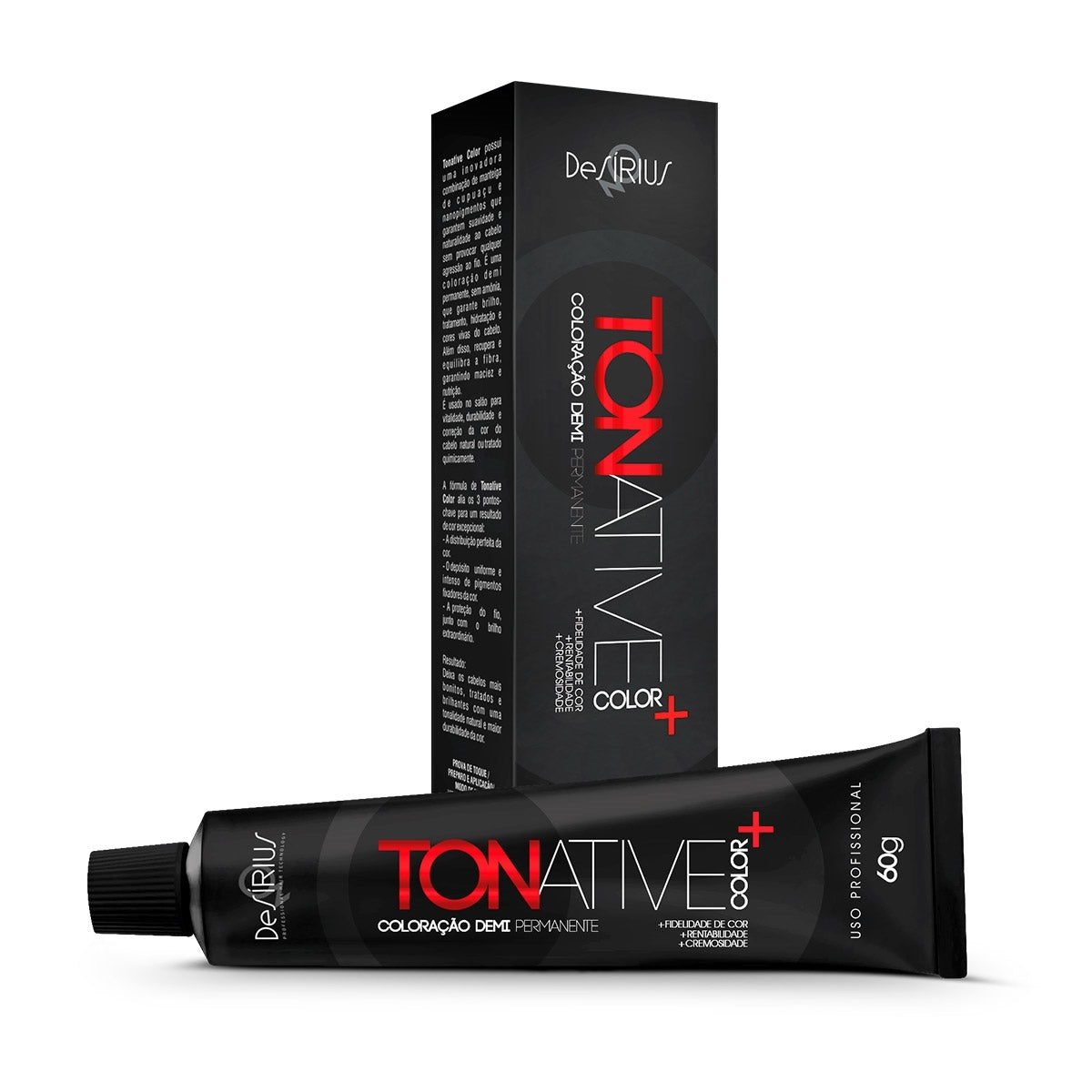 TONATIVE COLORATION - 6.1 DARK BLOND GRAY - 60G FS Cosmetics